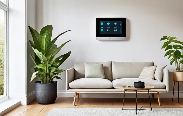 가치중심 기술의 실제 적용 사례 - **Prompt:** A serene and modern Swedish living room, illuminated by abundant natural light streaming...